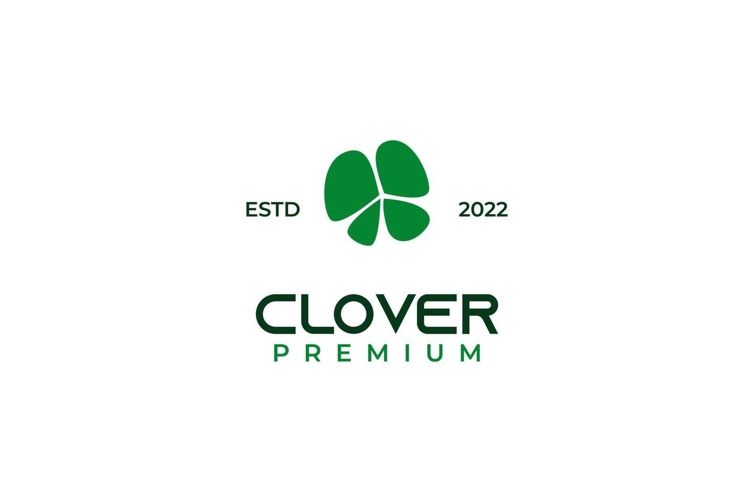 Clover leaf icon logo design vector