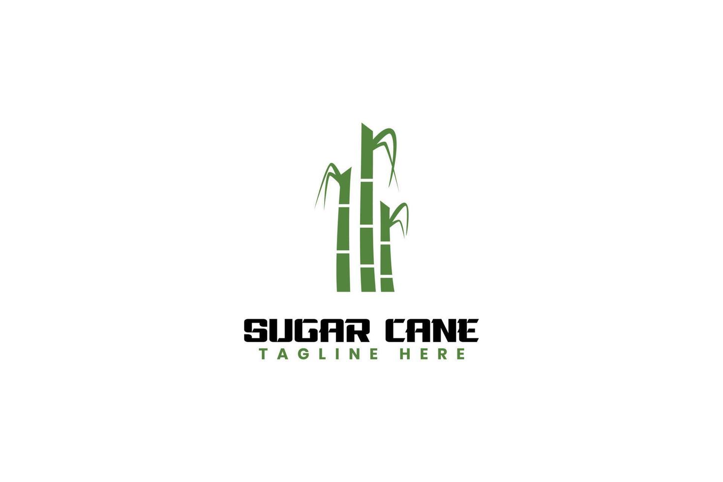 Sugar cane logo design vector