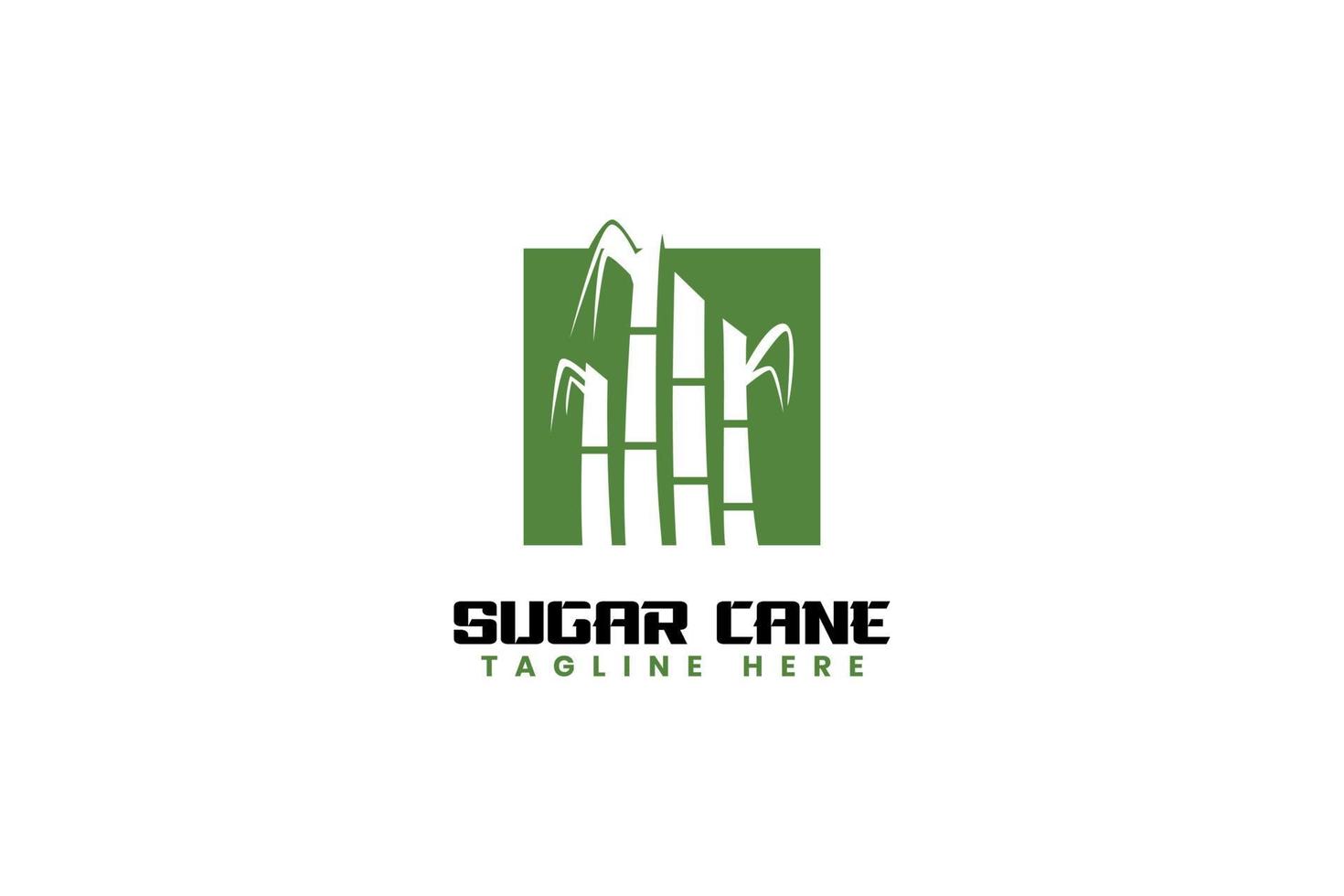 Sugar cane logo design vector