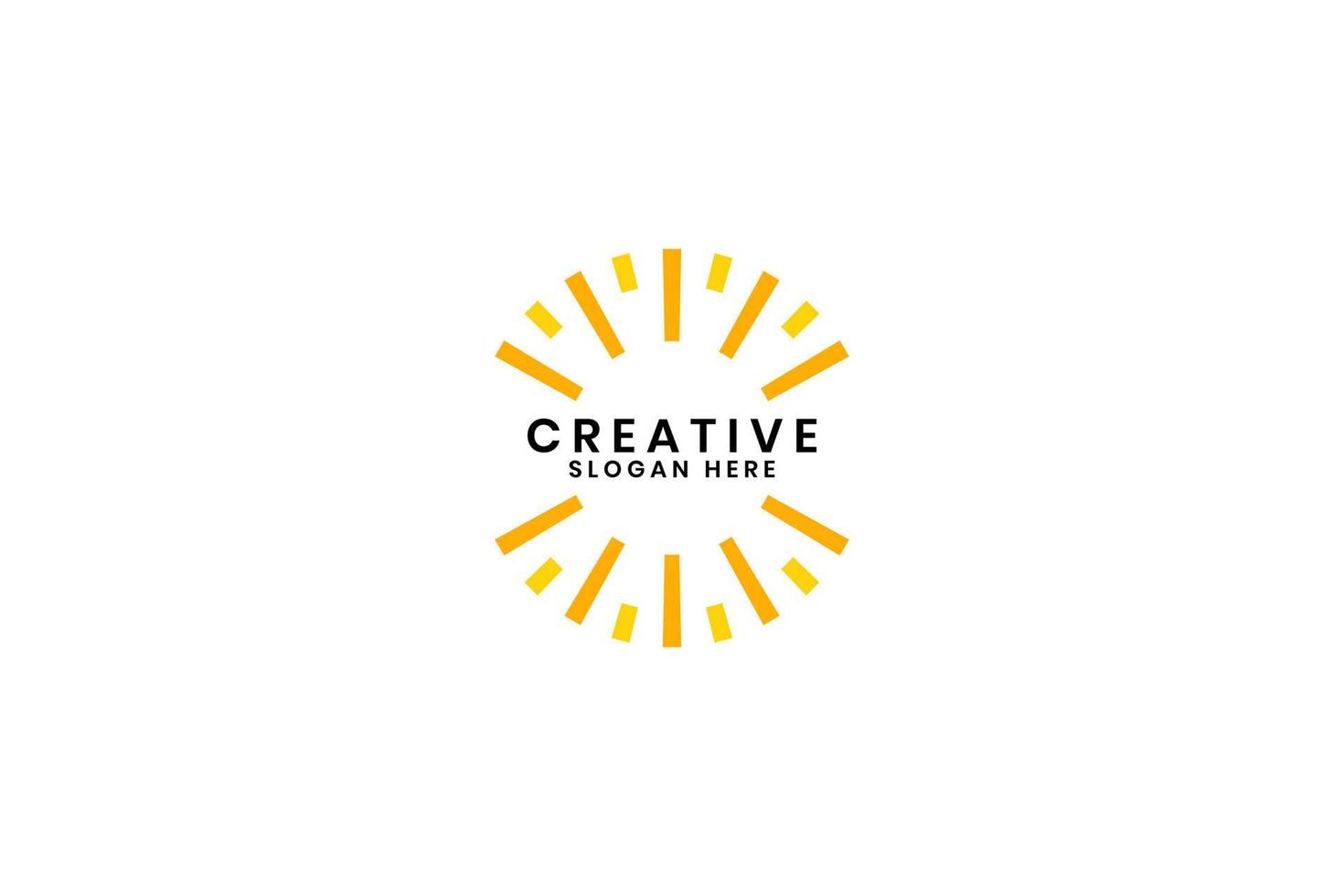 Icon sun design logo vector