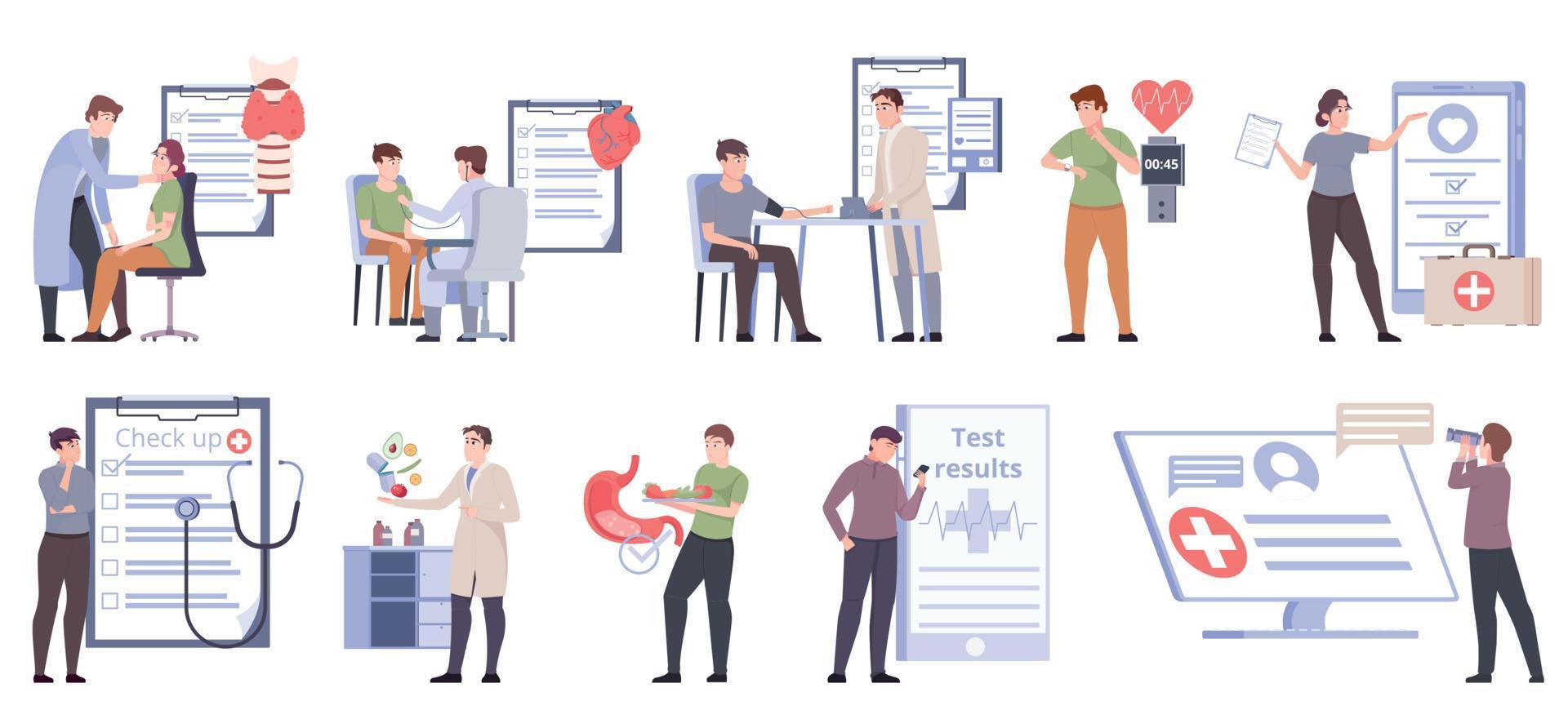 Preventive Medicine Set vector