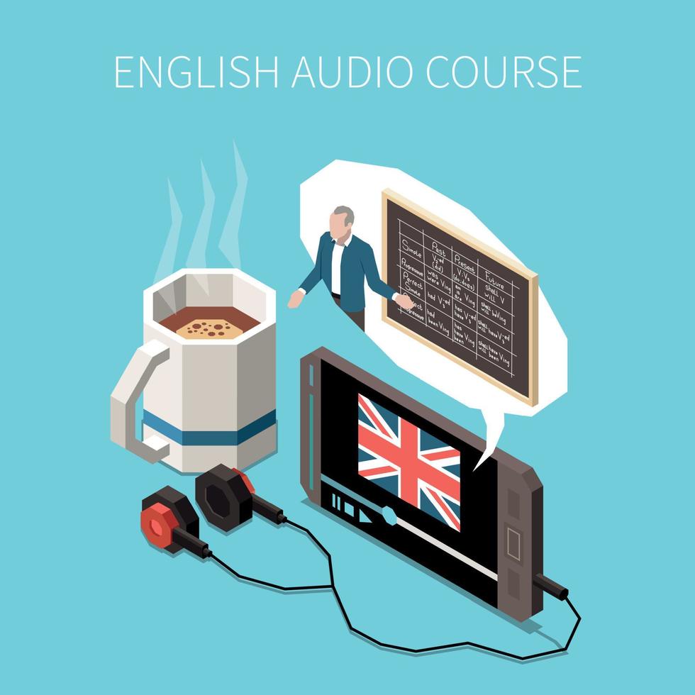 Language Course Composition vector