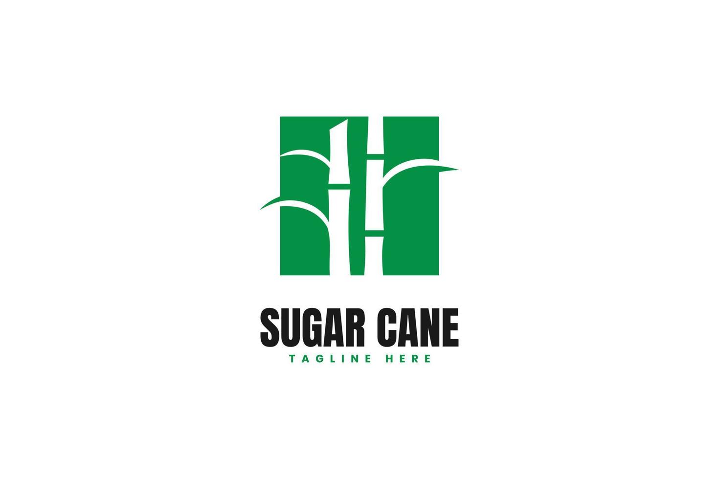 Sugar cane logo design vector