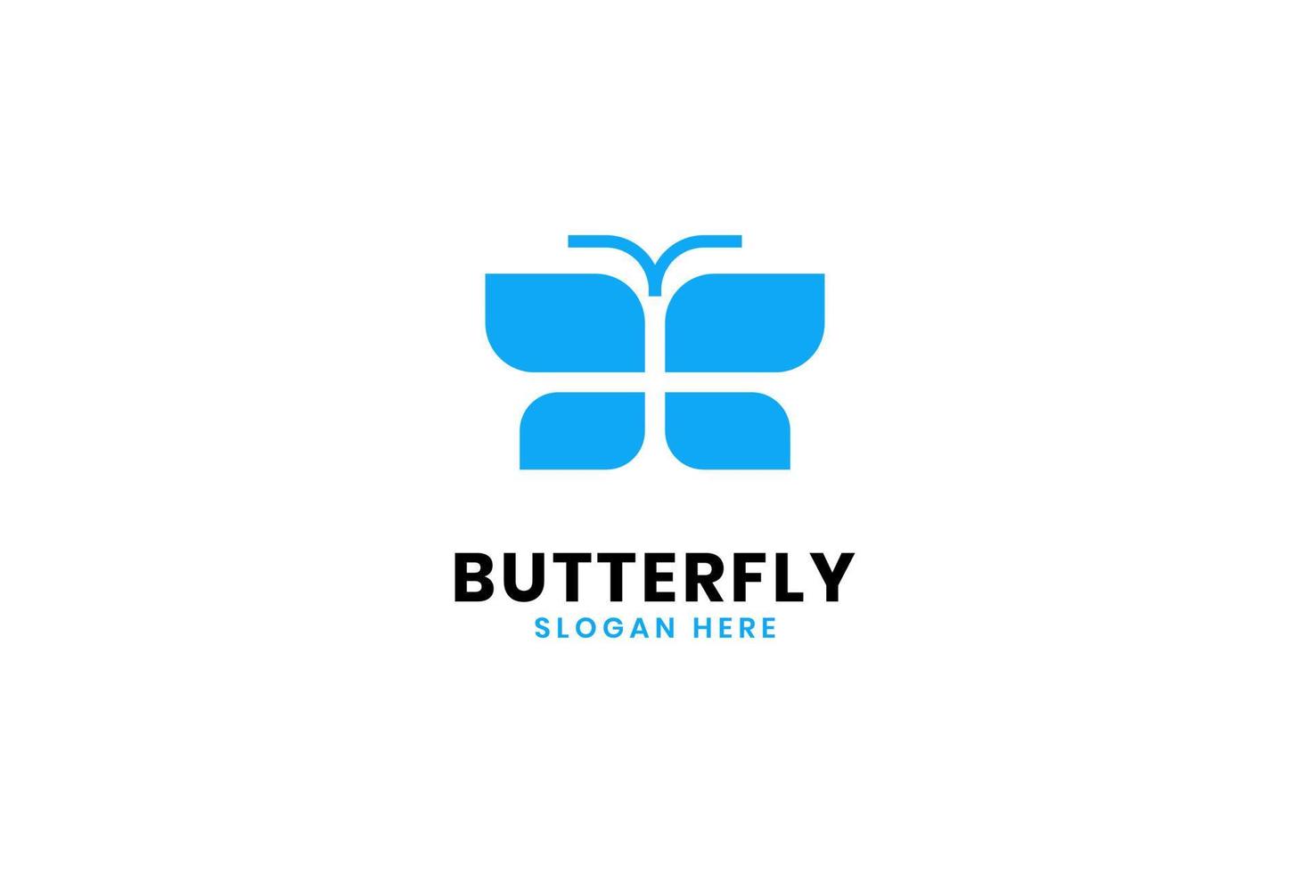 Butterfly logo design vector