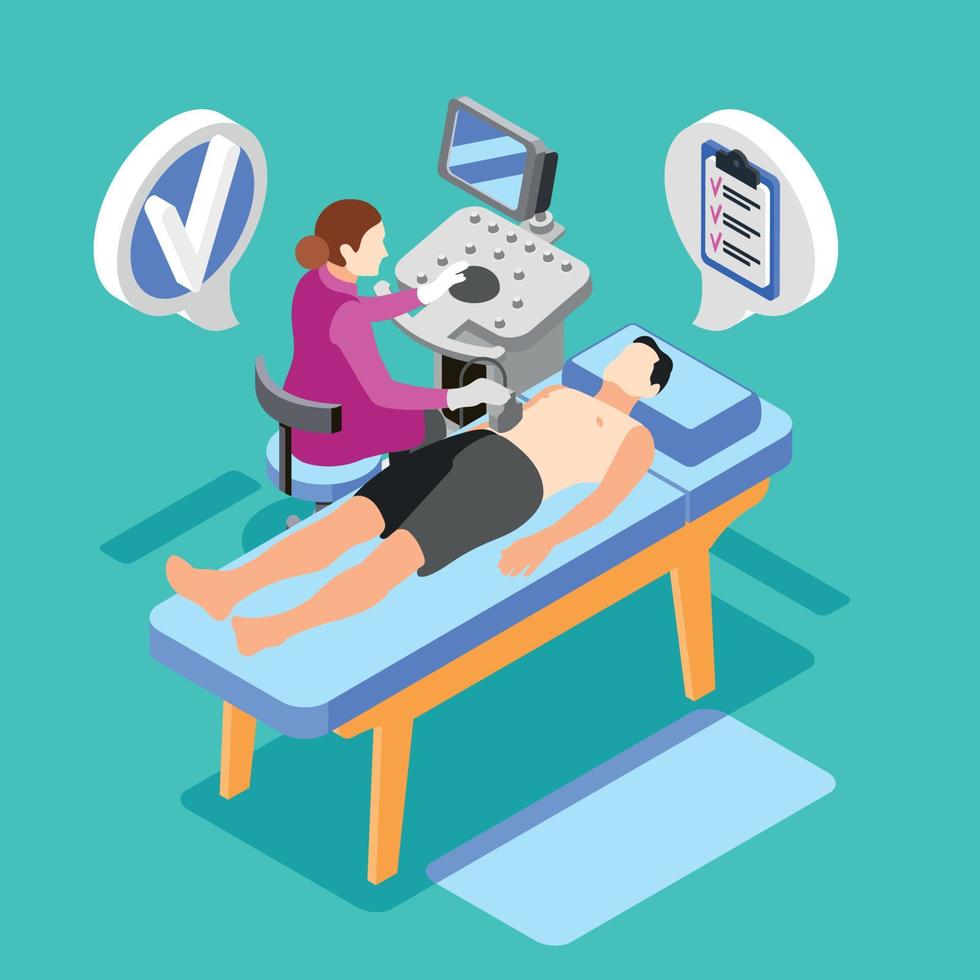 Health Checkup Composition vector