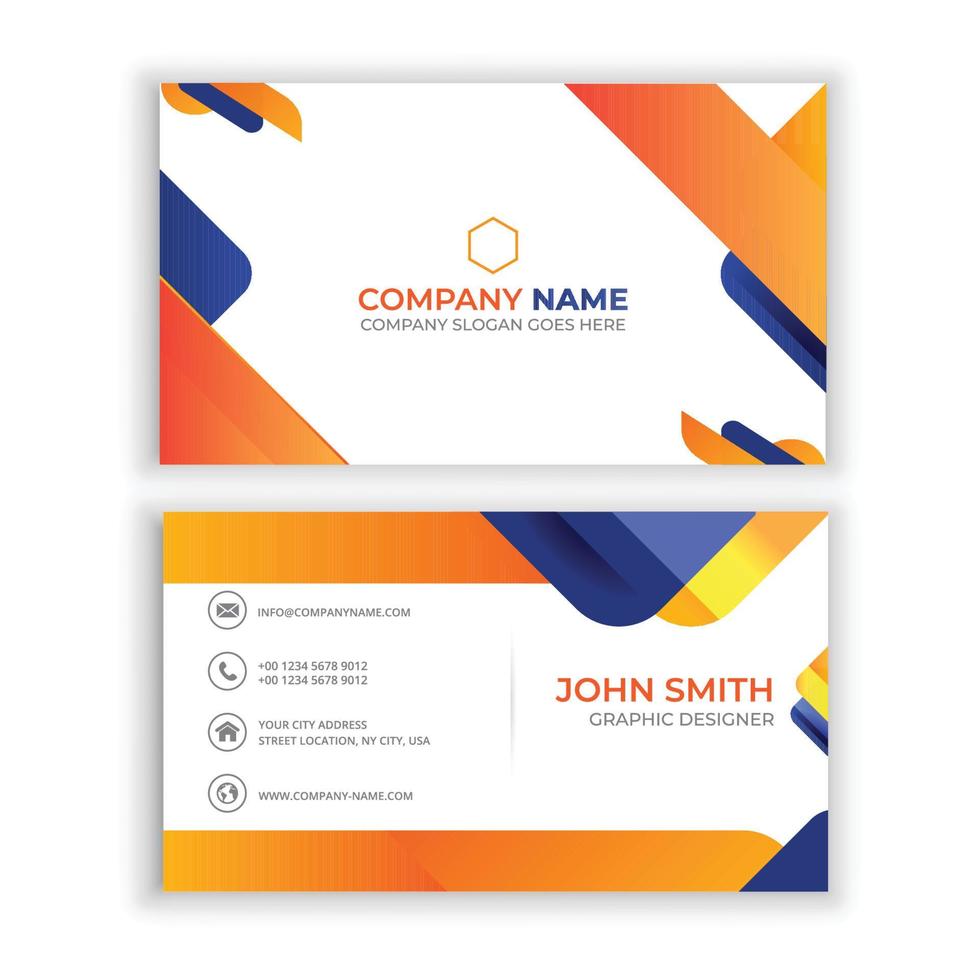 Business Card design template vector