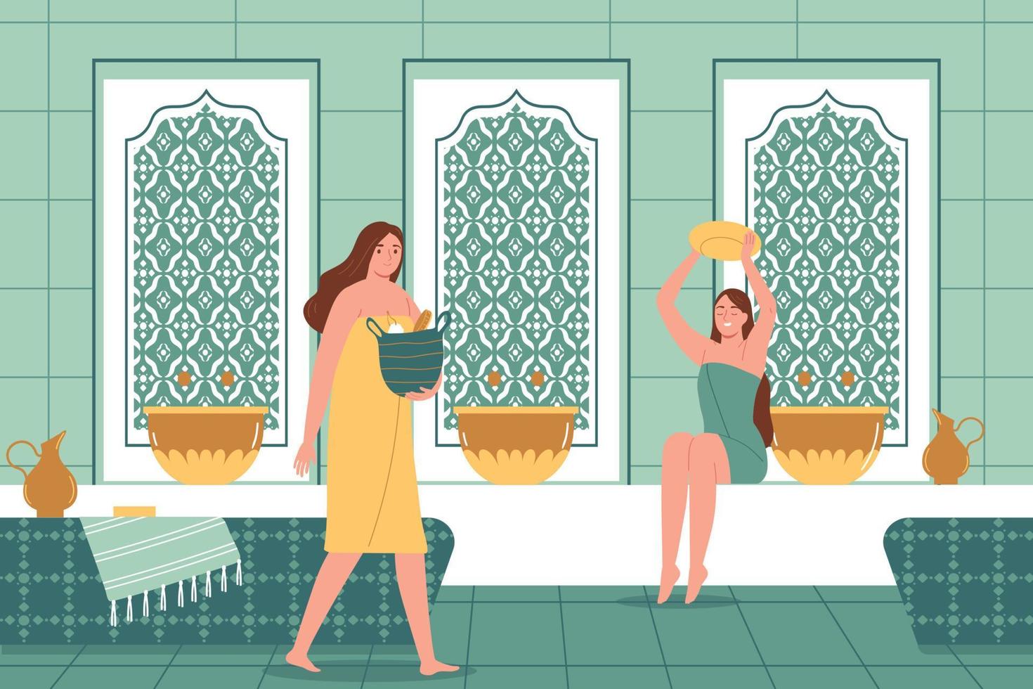 Spa Flat Illustration vector