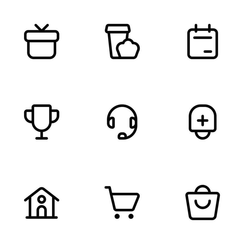 shopping food ui vector