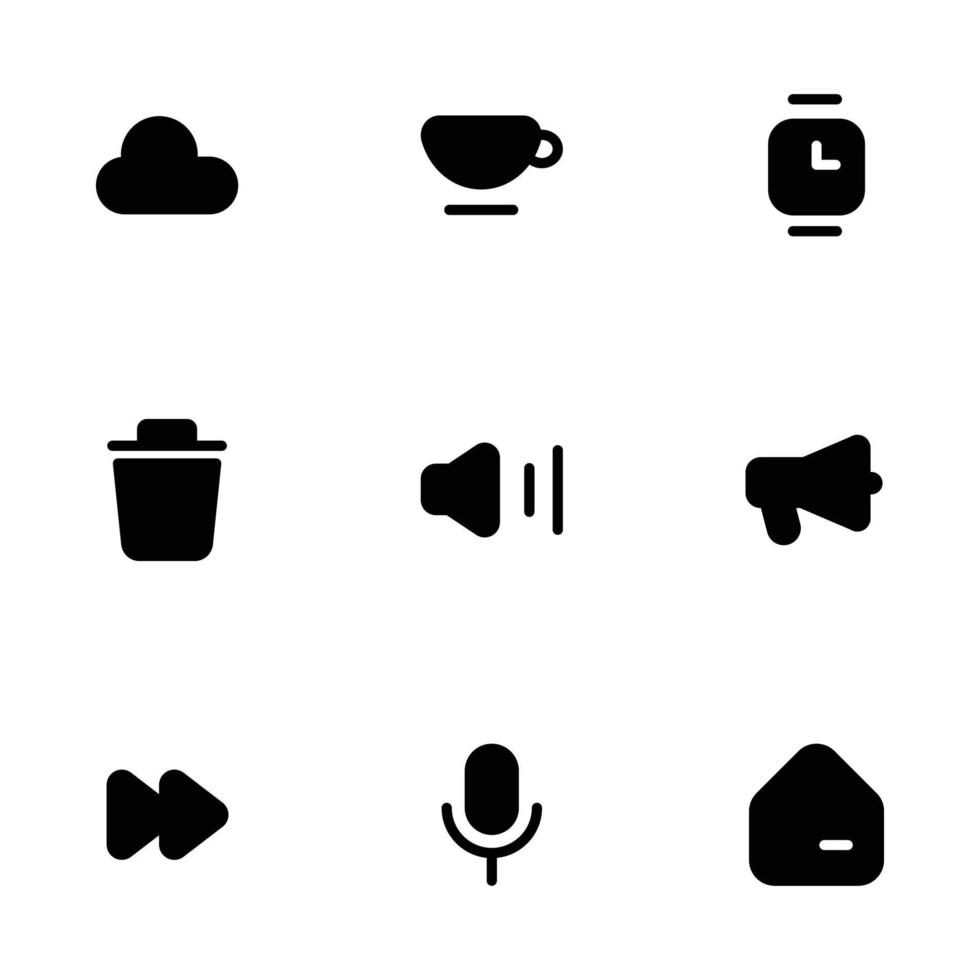 user interface music vector