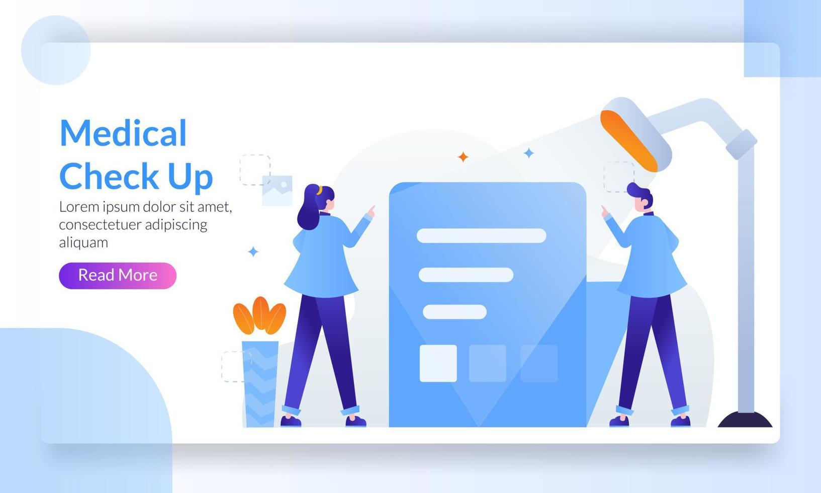 Digital Medical Check up report concept, healthcare and medical service