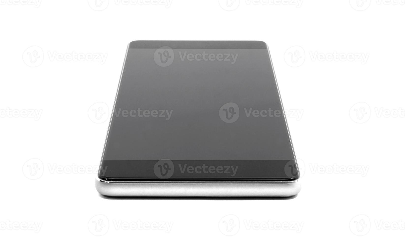 Mobile phone isolated on white background with Clipping path. photo