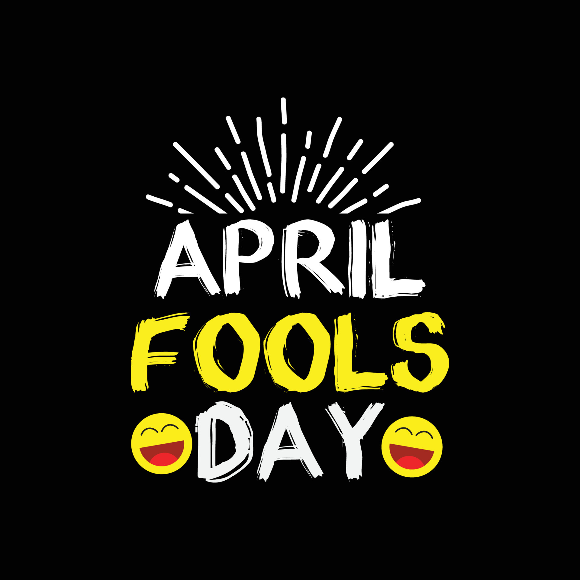 April Fools Day text and funny EPS 10 vector illustration for greeting  card, ad, promotion, poster, flier, blog, article, marketing, signage, email  5882063 Vector Art at Vecteezy