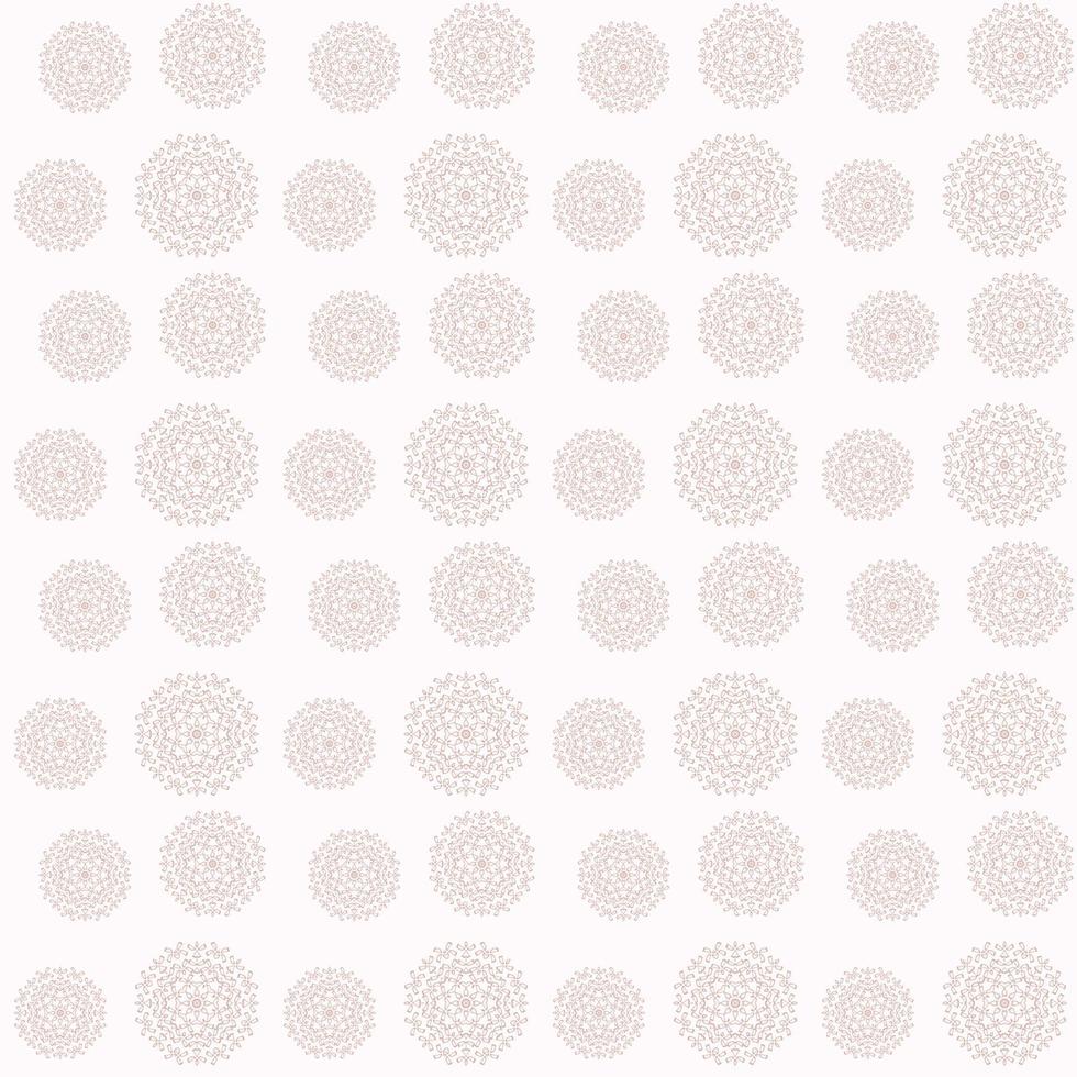 Floral round Pattern. vector