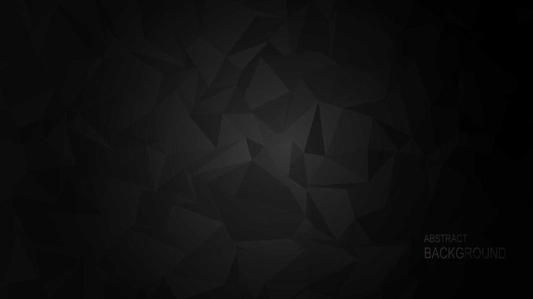 Dark abstract monochrome background with textured effect. vector
