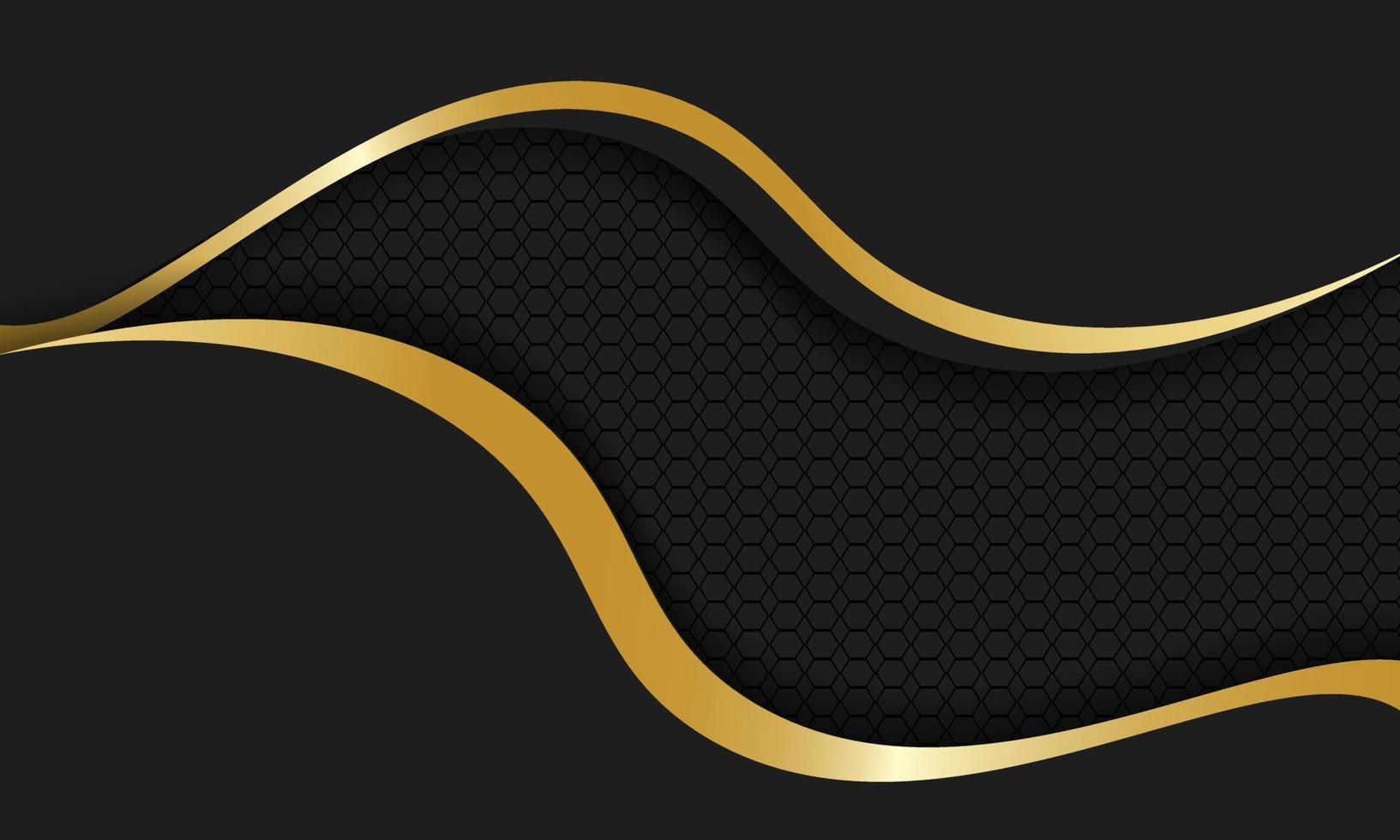 vector golden and black abstract background modern