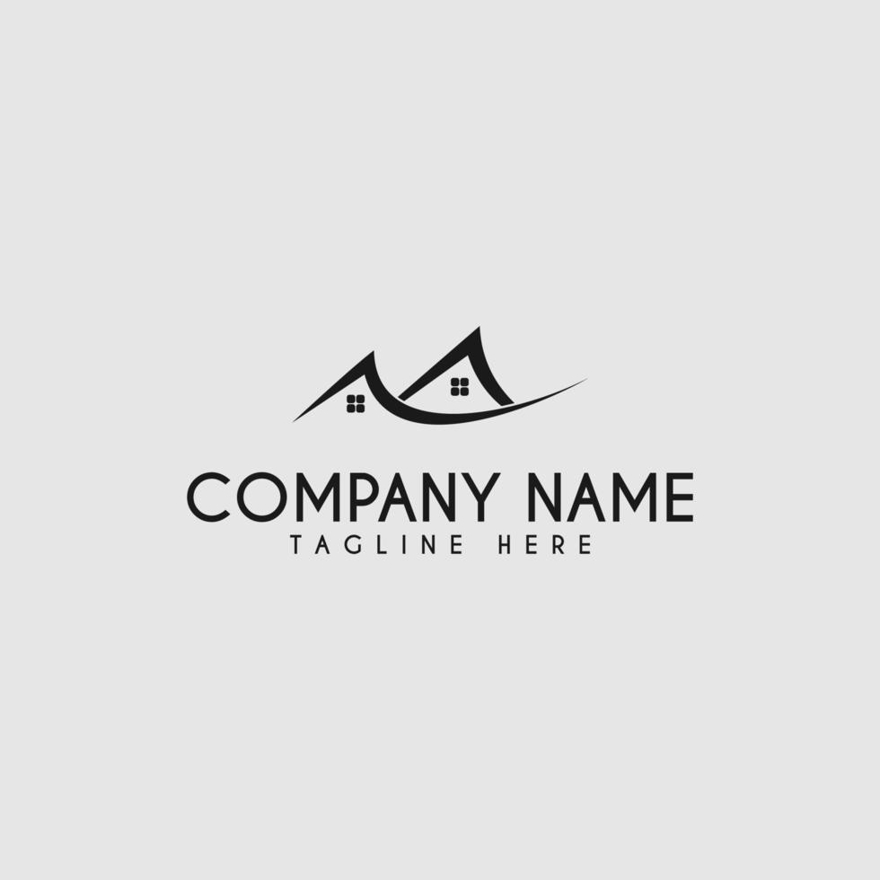 Simple Real Estate Logo Icon Symbol Design Vector With House Home Icon