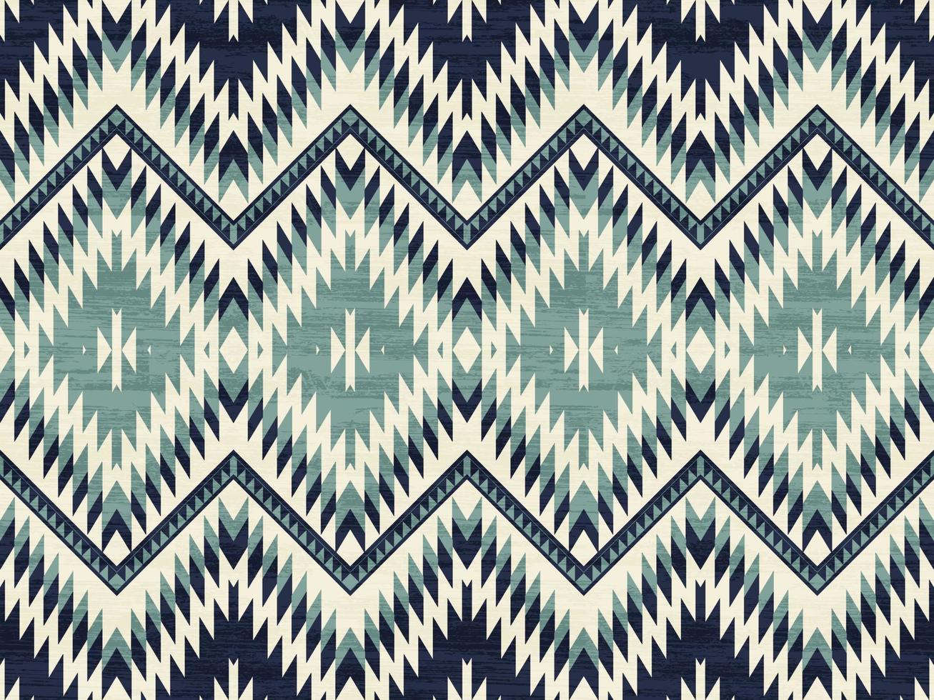 Native american indian ornament pattern geometric ethnic textile texture tribal aztec pattern navajo mexican fabric seamless Vector decoration fashion