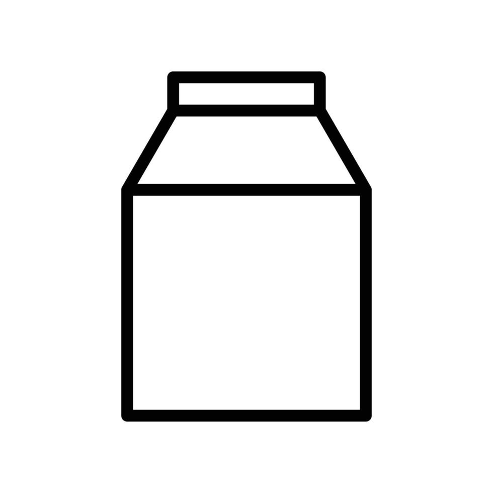 Milk icon. line icon style. suitable for drinks symbol. simple design editable. Design template vector