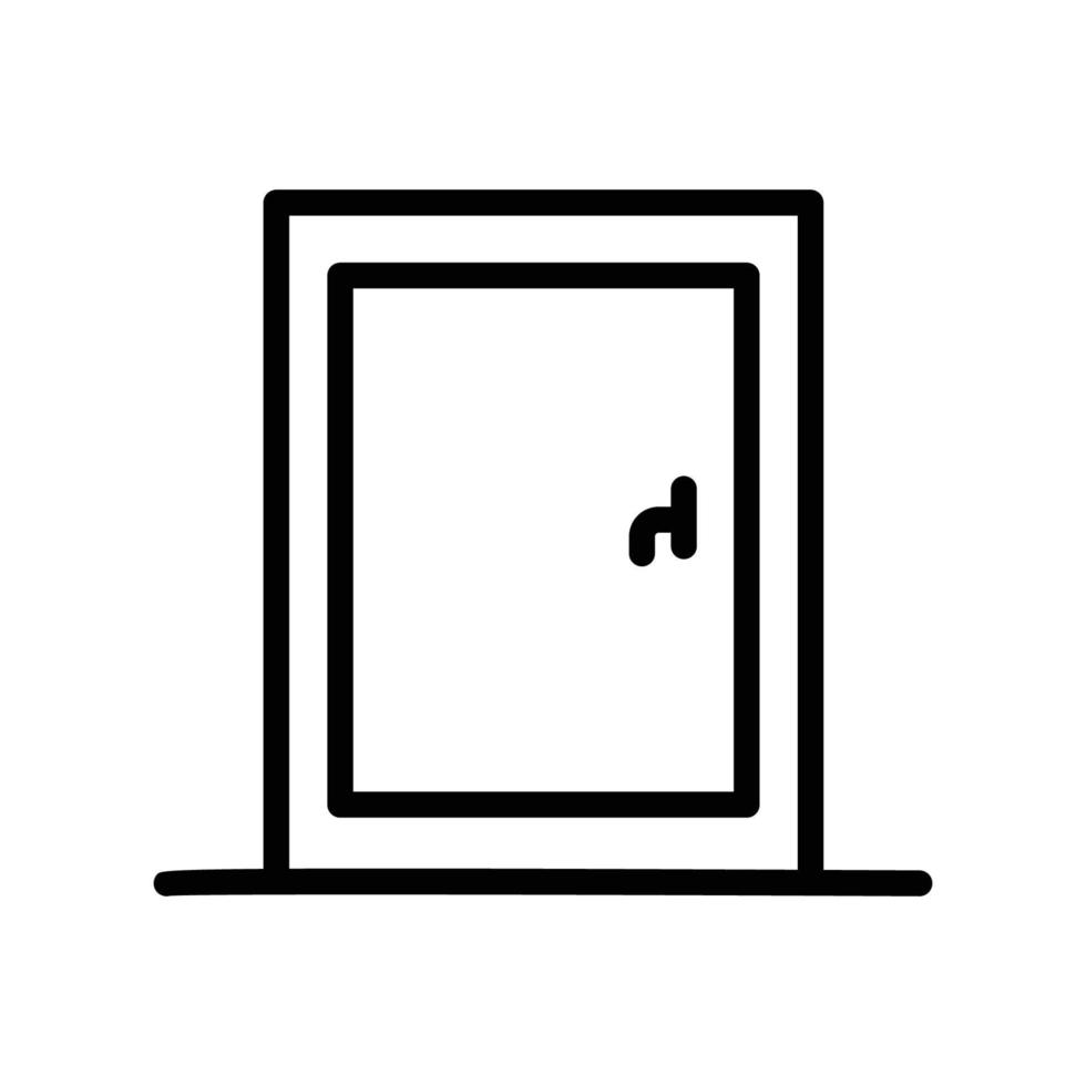 Door icon. line icon style. simple design editable. Design template vector