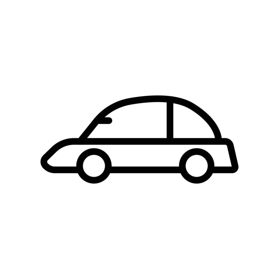 icono de coche estilo de icono de línea. adecuado para el símbolo de transporte. diseño simple editable. vector de plantilla de diseño