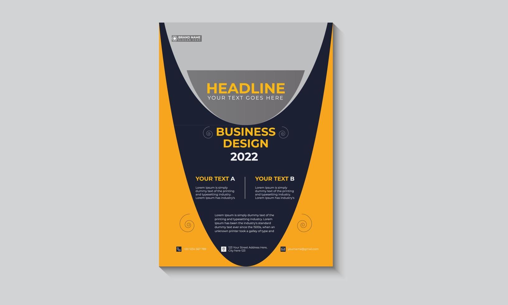 Corporate Business Flyer Template vector