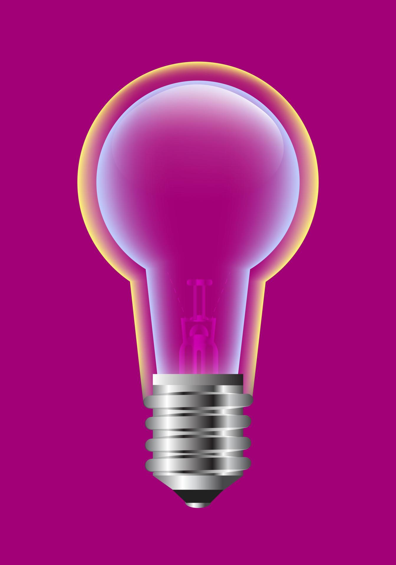 Color light bulb,vector image 5884653 Vector Art at Vecteezy