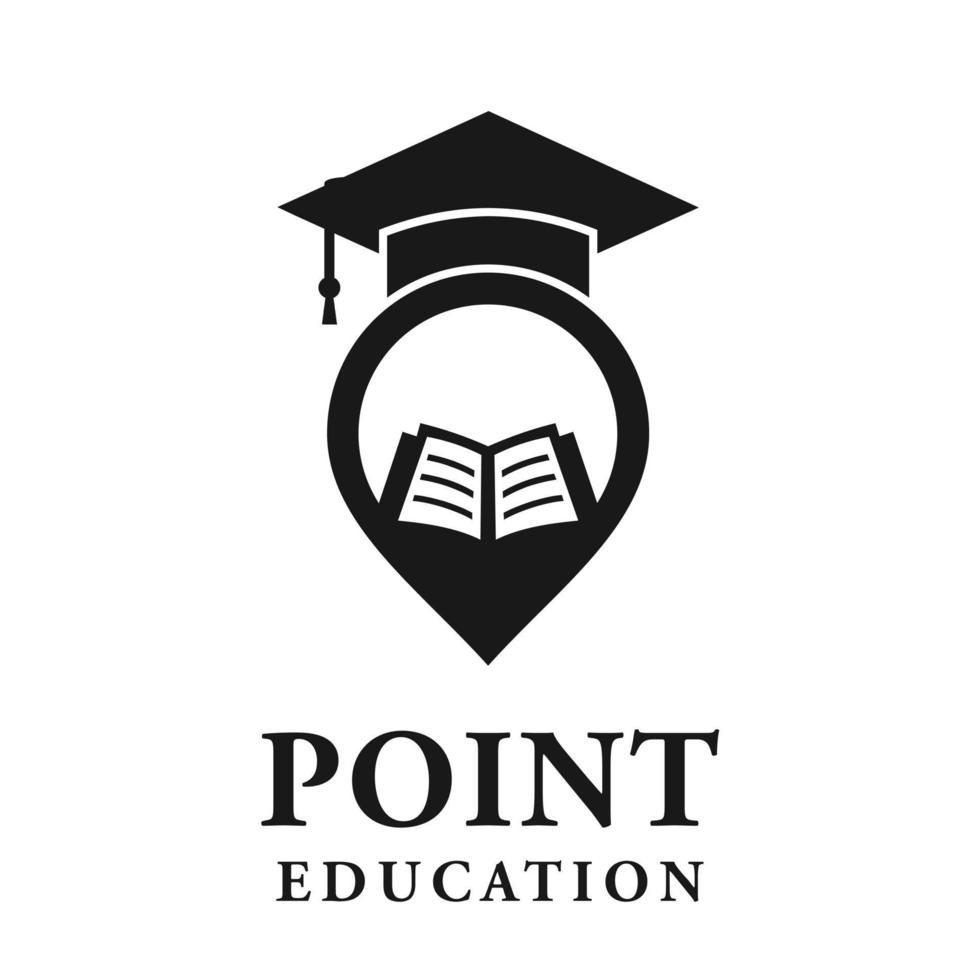 logotipo de punto de educación vector