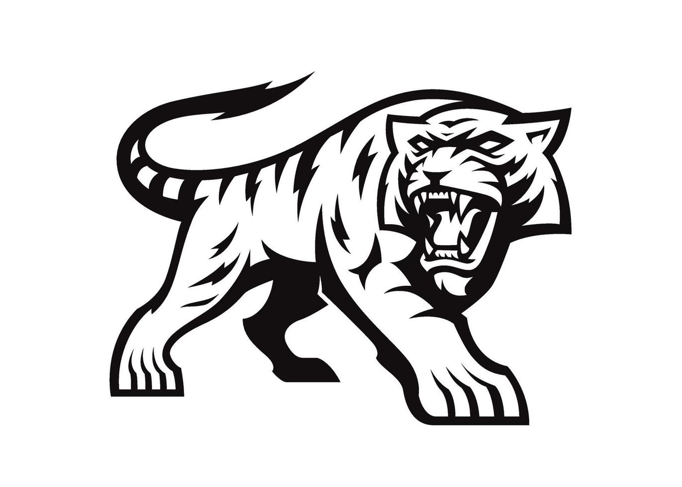 logo de vector de tigre