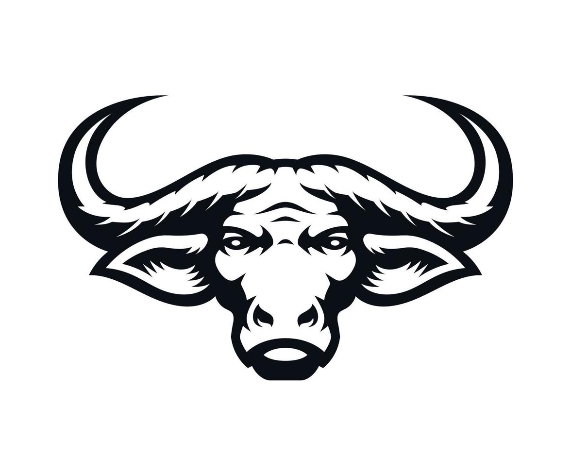 Bulls Head Vector