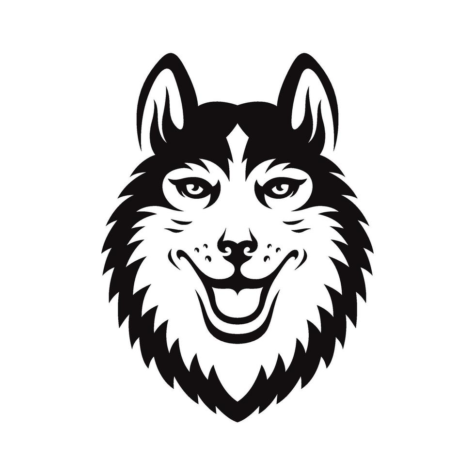 logotipo de vector husky