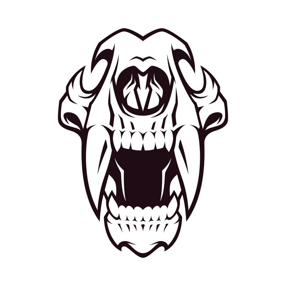 Saber-Toothed Tiger logo vector