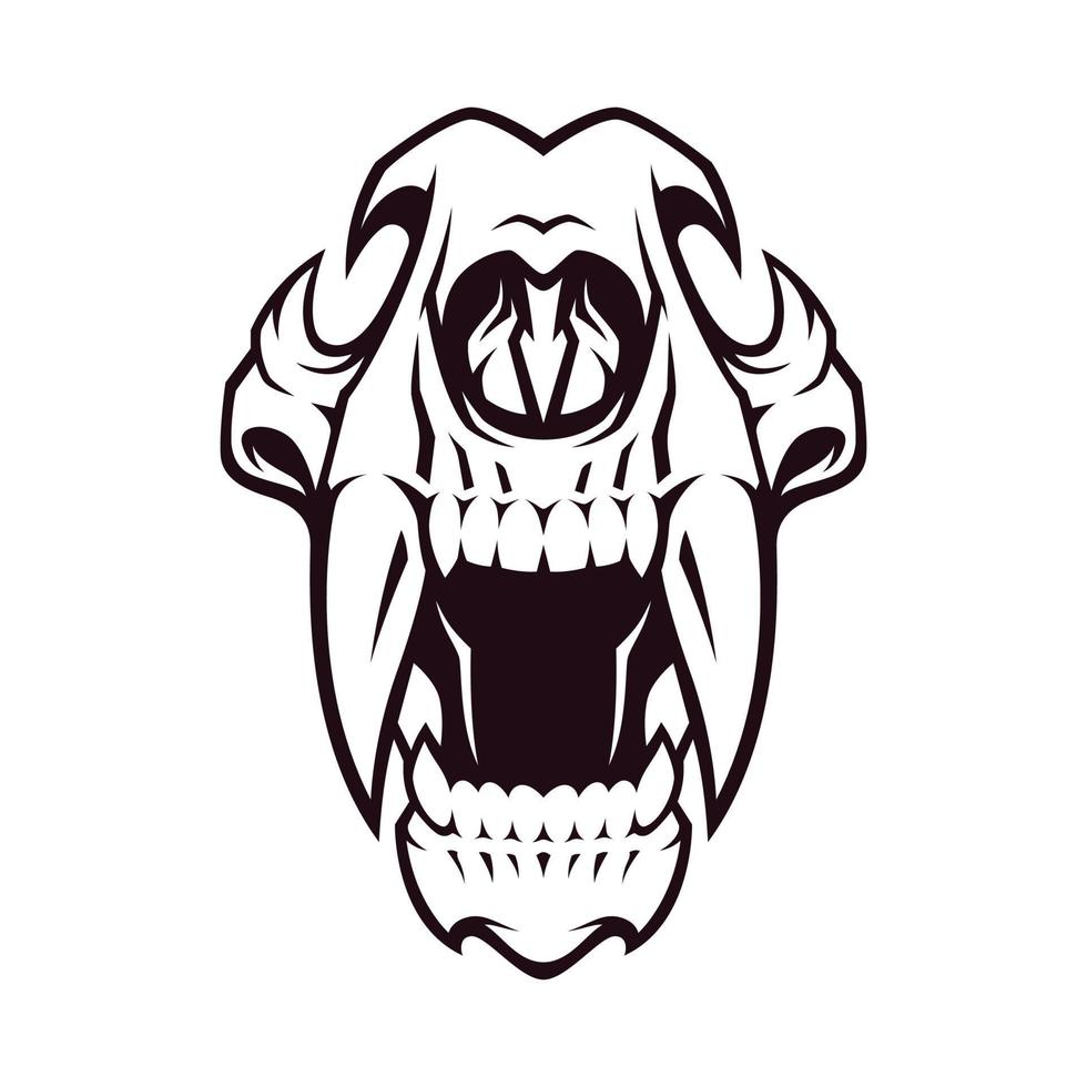 Saber-Toothed Tiger logo vector