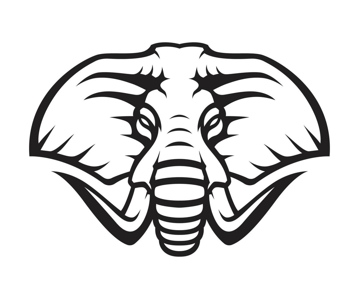 An Elephant Vector Logo