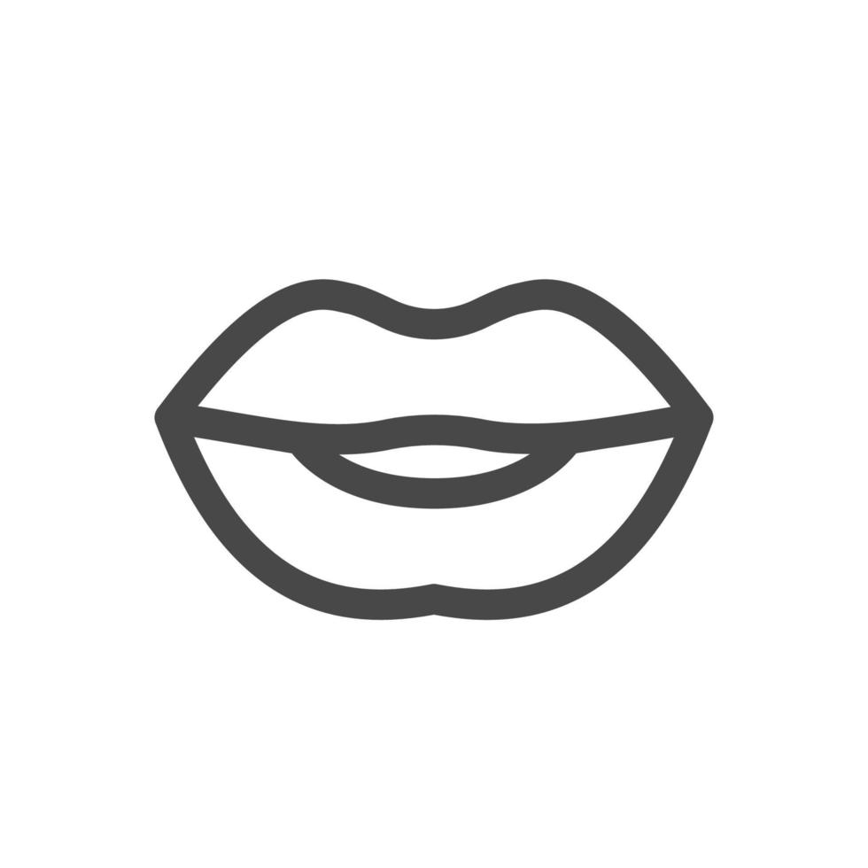 Red Lip, Valentine Icon vector