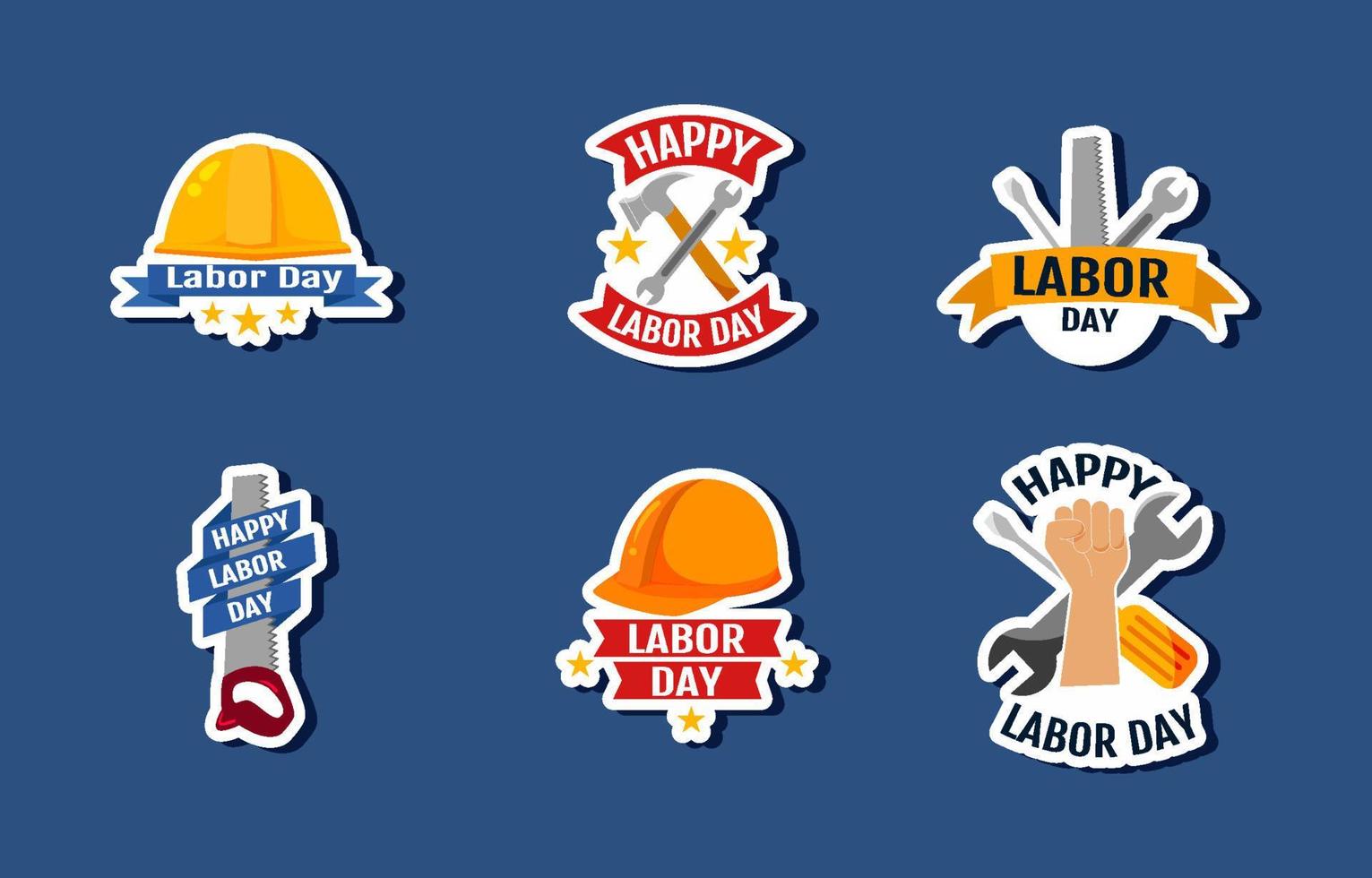 Labor's Day Sticker vector
