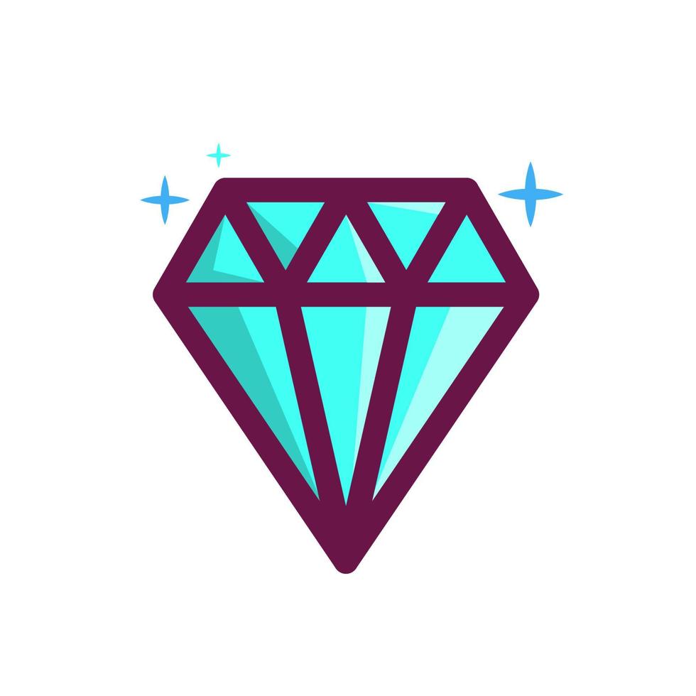 Diamond for Love illustration vector