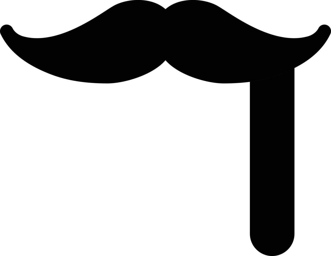 mustache Vector illustration on a background. Premium quality symbols. Vector icons for concept or graphic design.