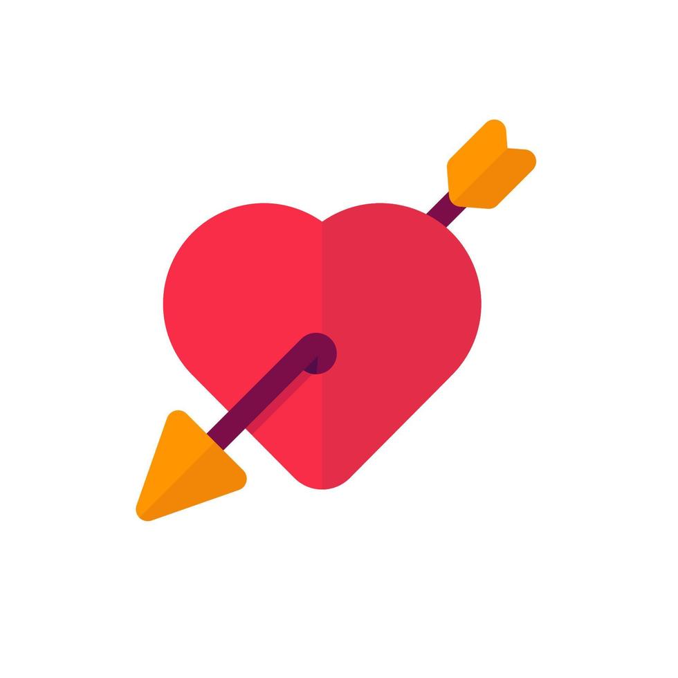 Heart with Arrow Illustration vector