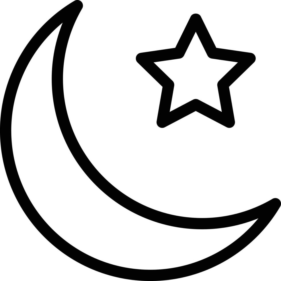 moon Vector illustration on a background. Premium quality symbols. Vector icons for concept or graphic design.