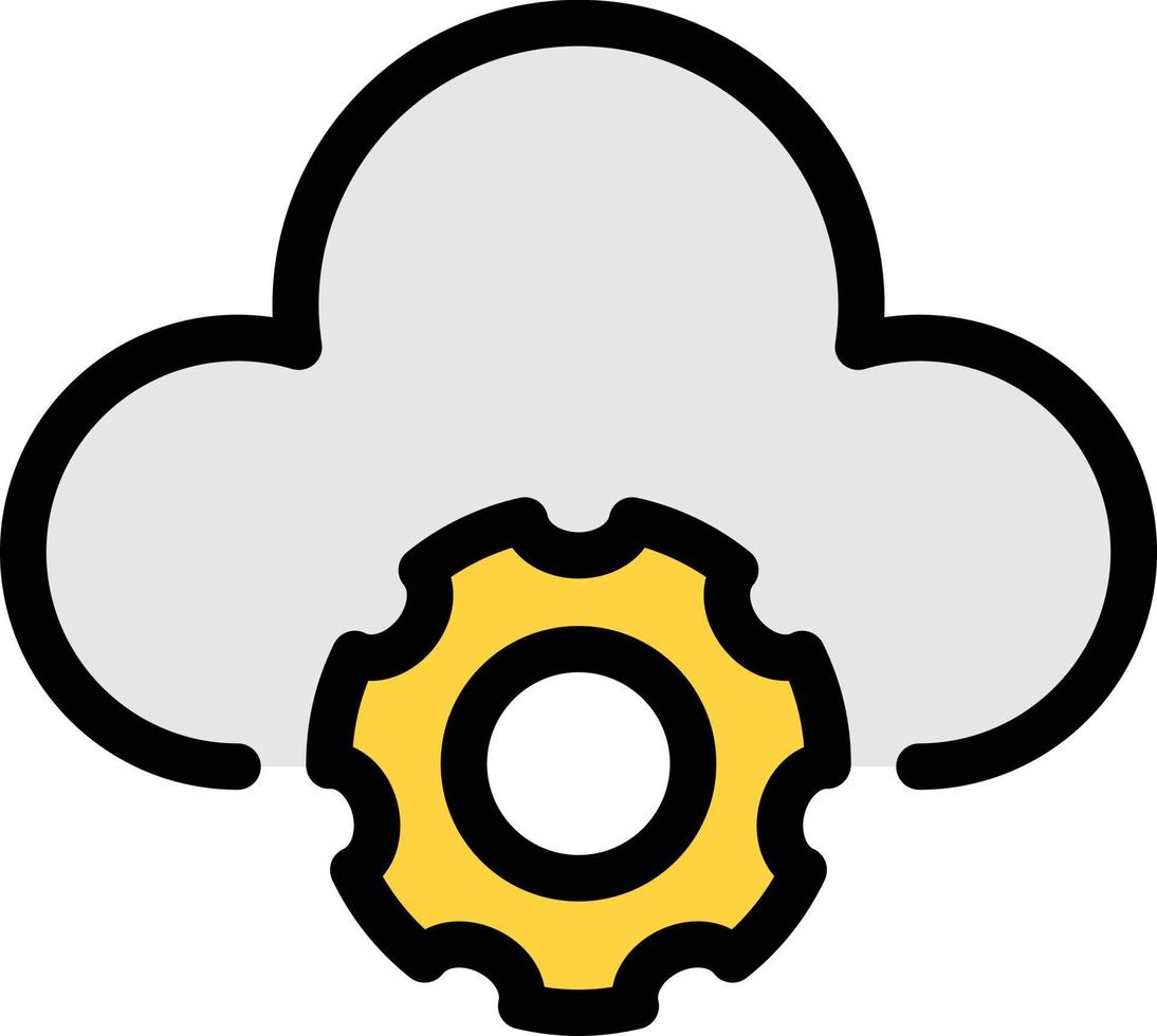 cloud Vector illustration on a background. Premium quality symbols. Vector icons for concept or graphic design.