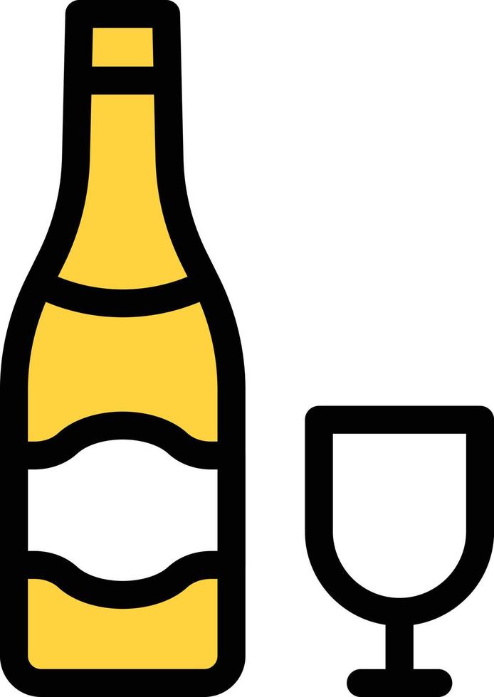 Ilustración de vector de vino sobre un fondo. símbolos de primera calidad. iconos vectoriales para concepto o diseño gráfico.