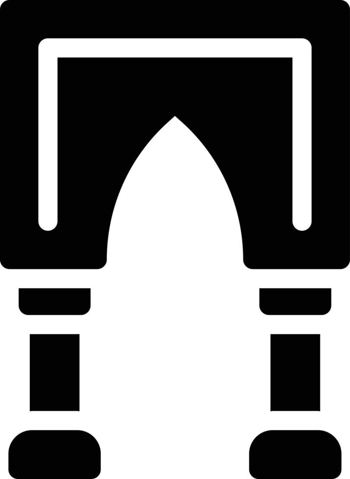 mosque Vector illustration on a background. Premium quality symbols. Glyphs vector icon for concept or graphic design.