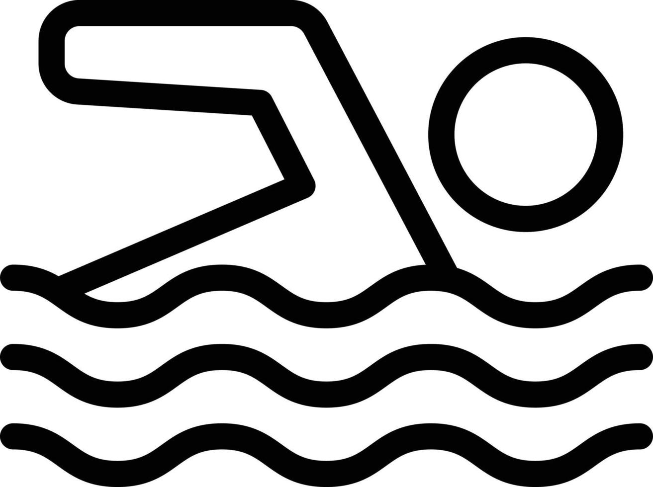 swim Vector illustration on a background. Premium quality symbols. Vector icons for concept or graphic design.