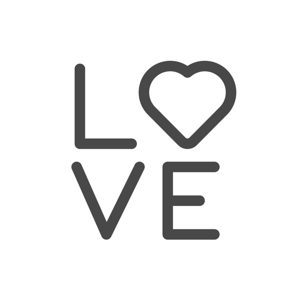 Love sign Illustration vector