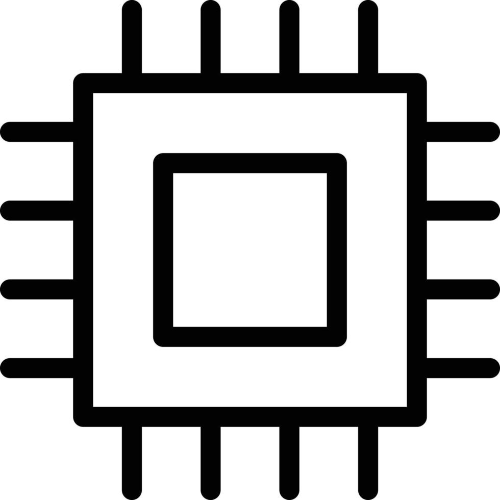 CPU Vector illustration on a background. Premium quality symbols. Vector icons for concept or graphic design.