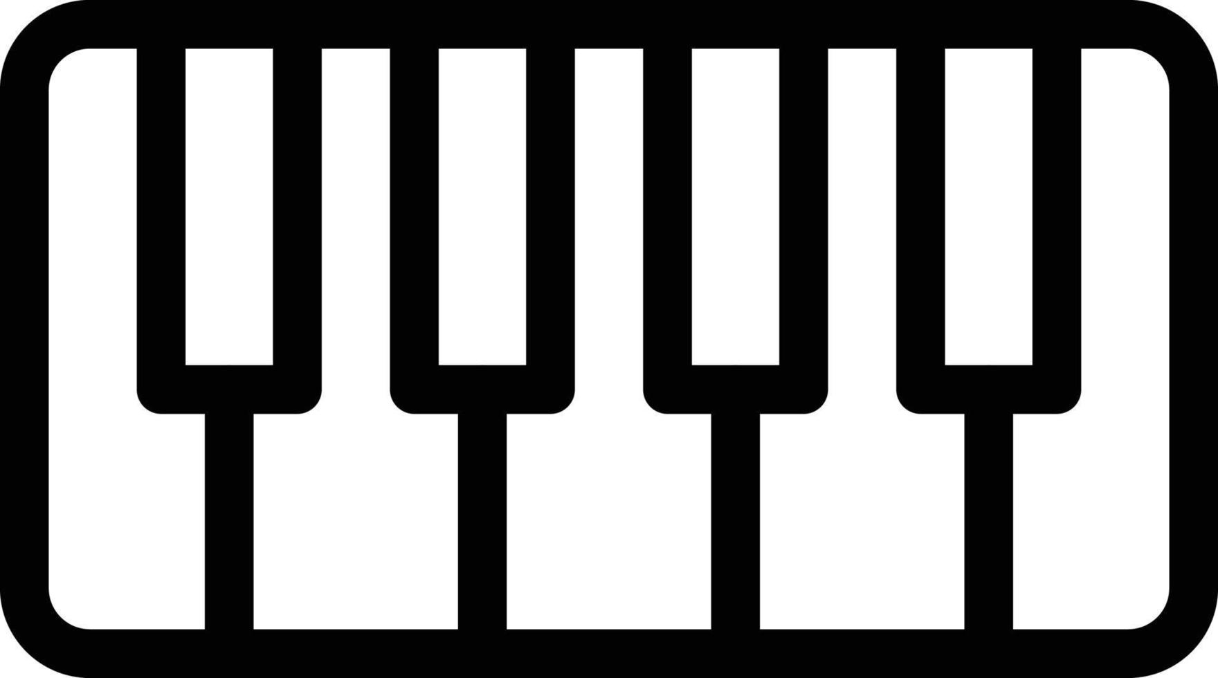 ilustración de vector de piano sobre un fondo. símbolos de primera calidad. iconos vectoriales para concepto o diseño gráfico.