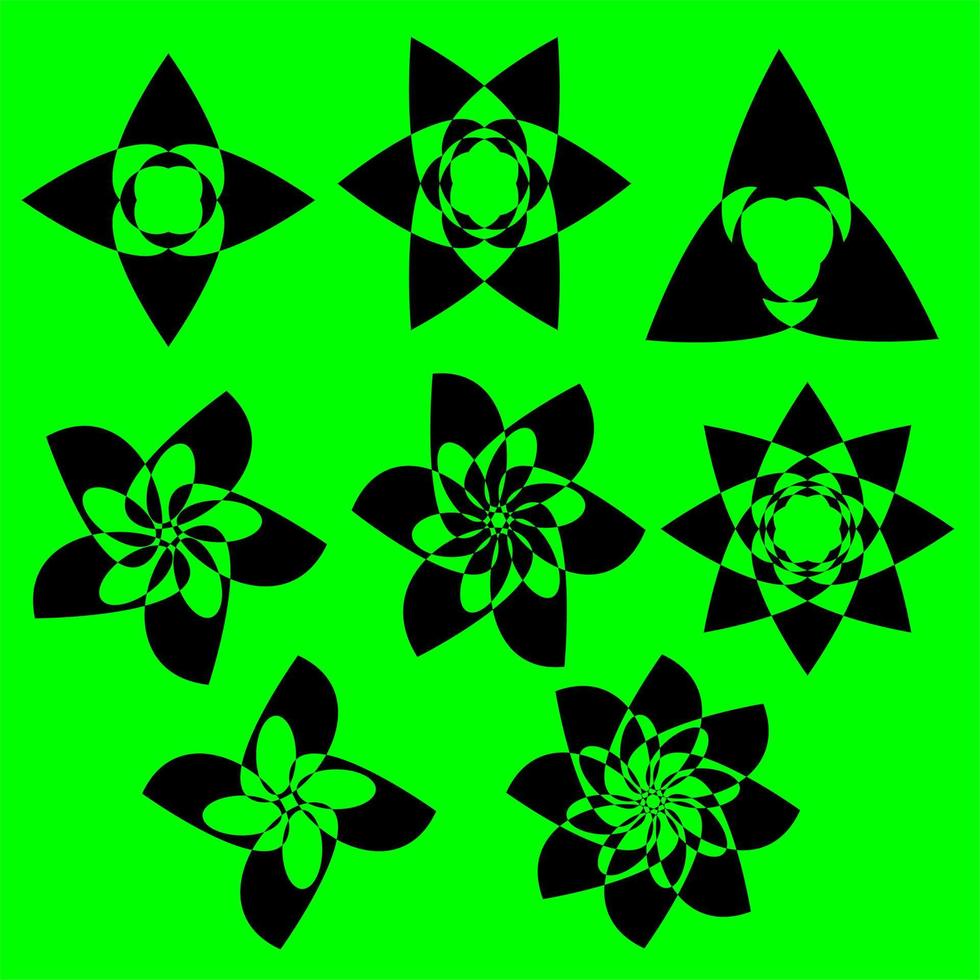 geometric pattern logo vector