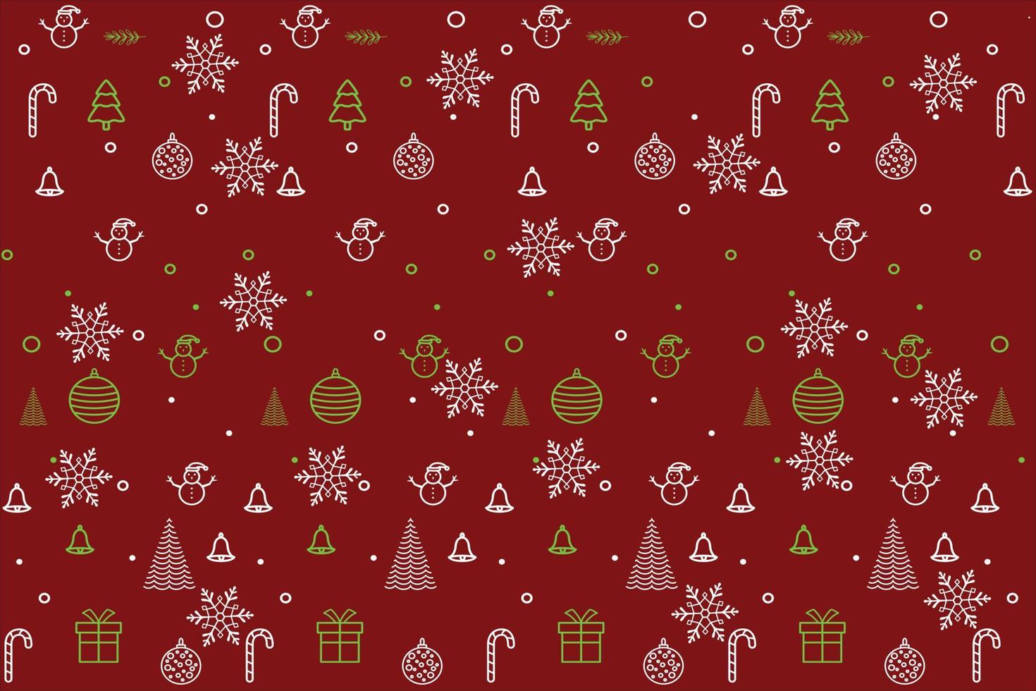 red background with Christmas shades vector