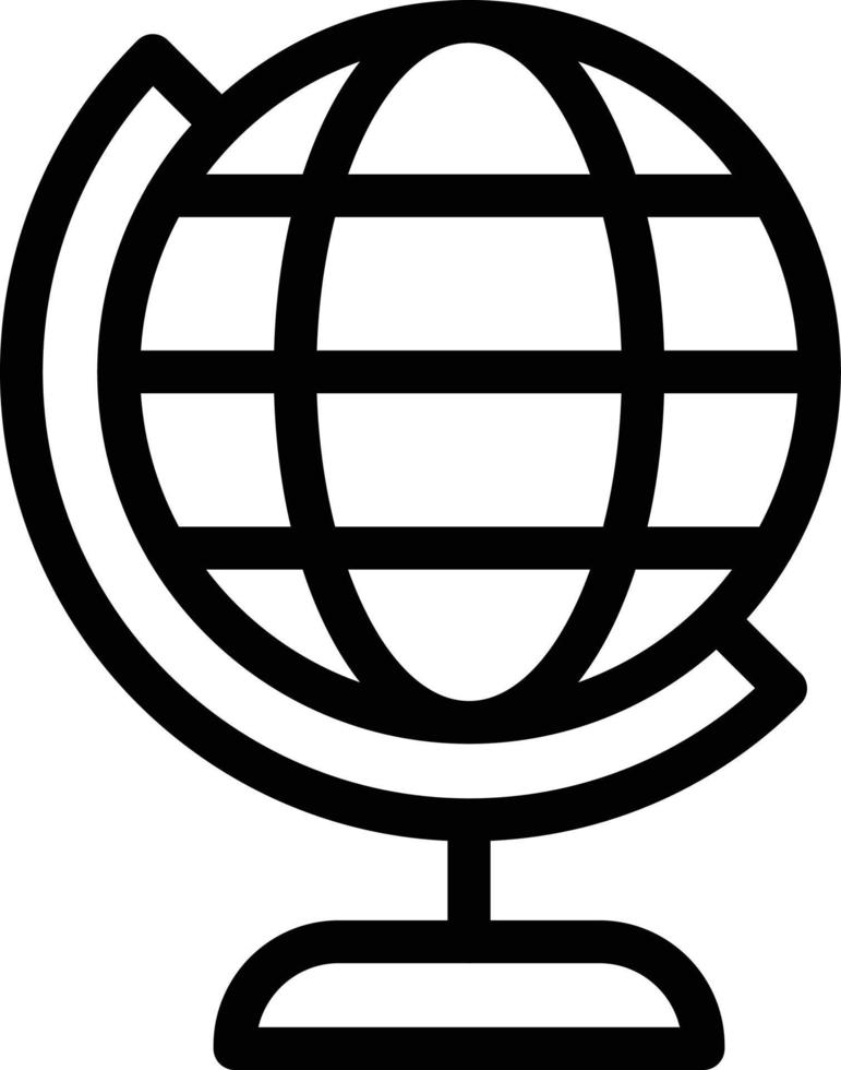 globe Vector illustration on a background. Premium quality symbols. Vector icons for concept or graphic design.