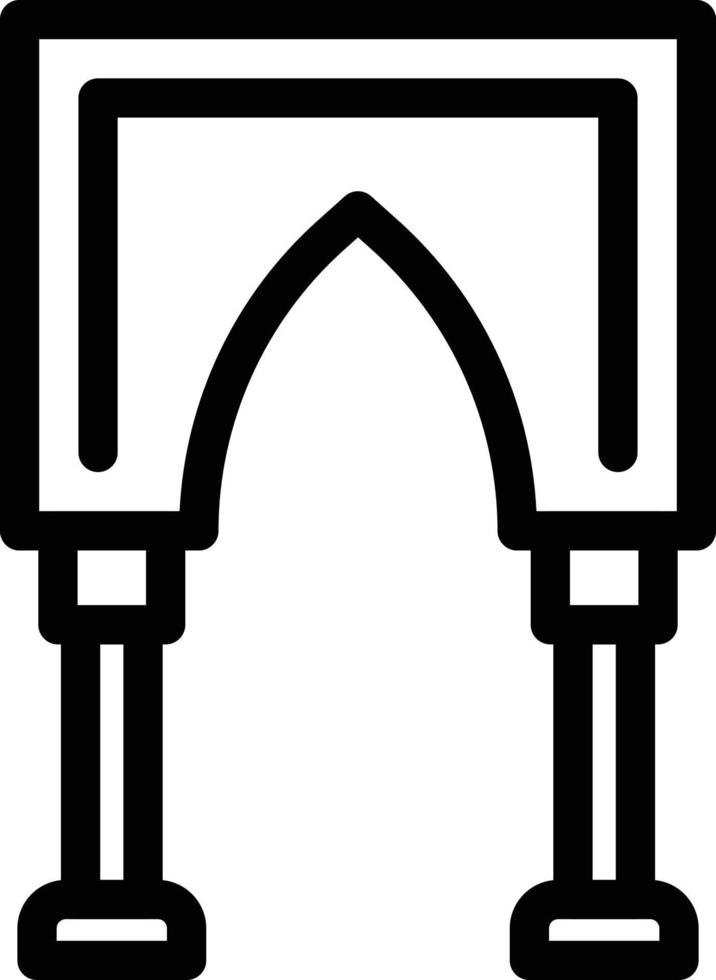 mosque Vector illustration on a background. Premium quality symbols. Vector icons for concept or graphic design.